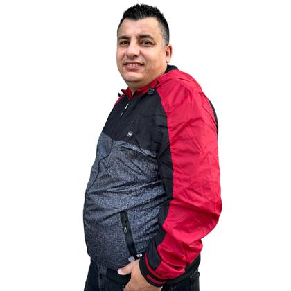 Imagem de Jaqueta Corta Vento Masculina Gangster Plus Tamanho Grande