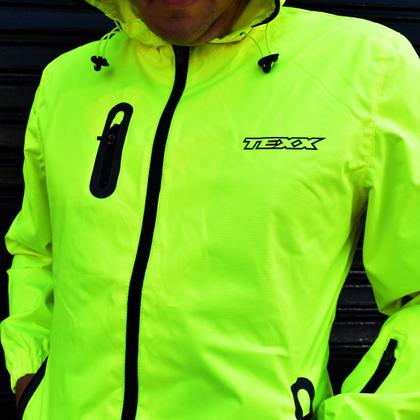Imagem de Jaqueta Corta Vento Verde Neon Amarelo Texx Impermeável