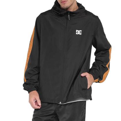 Imagem de Jaqueta DC Shoes Hood Stripe Masculina Preto/Laranja