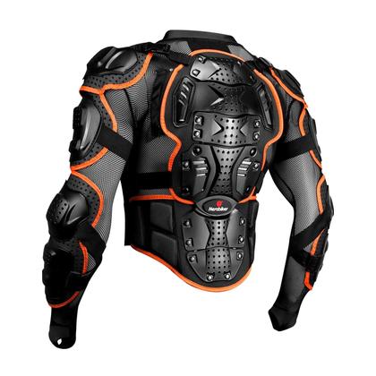 Imagem de Jaqueta de Armadura para Motociclista - Corpo Inteiro (S-4XL) - Motocross e Enduro