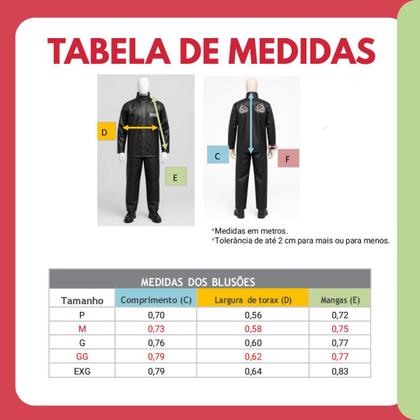 Imagem de Jaqueta De Chuva Moto Brascamp PVC Impermeável Avulsa Motoboy Motoqueiro Resistente Ajustável Com Zíper Prática Confortável Trabalho E Viagem