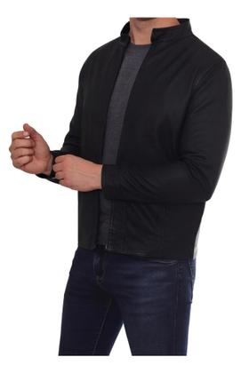 Imagem de Jaqueta de Couro Masculina Lisa Premium  Elegância e Estilo em Qualquer Ocasião