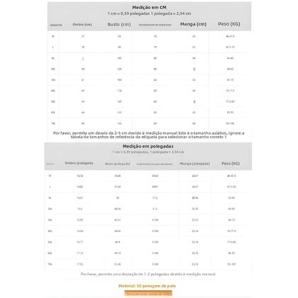 Imagem de Jaqueta De Inverno Leve Com Capuz Em Pluma De Pato Branca plus Size Para Mulheres