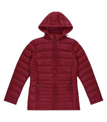 Imagem de Jaqueta de Microfibra Feminina com Capuz Endless Vermelho