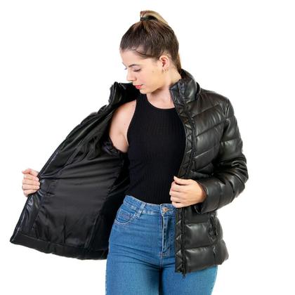 Imagem de Jaqueta Facinelli Puffer Microfibra Feminina 620278 Preta
