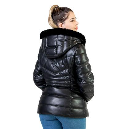Imagem de Jaqueta Facinelli Puffer Microfibra Feminina 620278 Preta