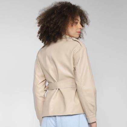 Imagem de Jaqueta Facinelli Trench Coat PU Feminina