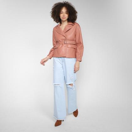 Imagem de Jaqueta Facinelli Trench Coat PU Feminina