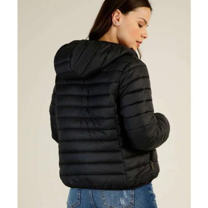 Imagem de Jaqueta Feminina Bobojaco Preta Nylon Puffer