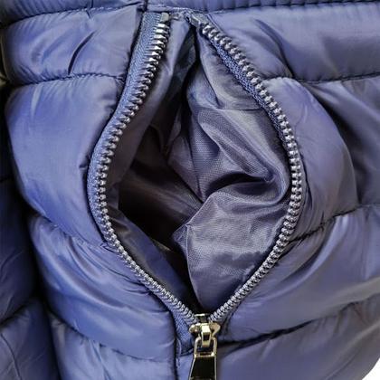 Imagem de Jaqueta Feminina Puffer com Capuz Removível Facinelli Toque Macio