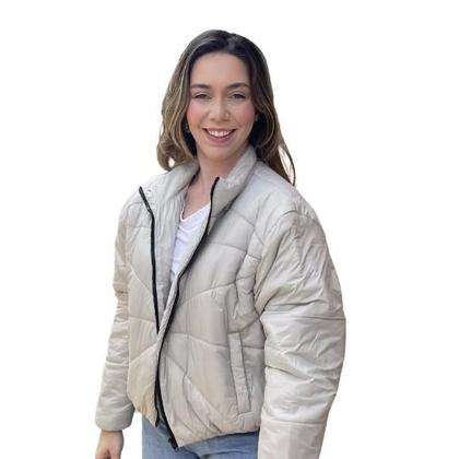 Imagem de Jaqueta Feminina Puffer em Nylon com Capuz 103839 - Malwee Enfim