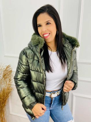 Imagem de Jaqueta Feminina Puffer Metalizada Importada 620277