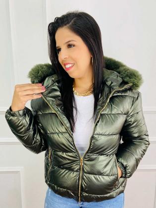 Imagem de Jaqueta Feminina Puffer Metalizada Importada 620277