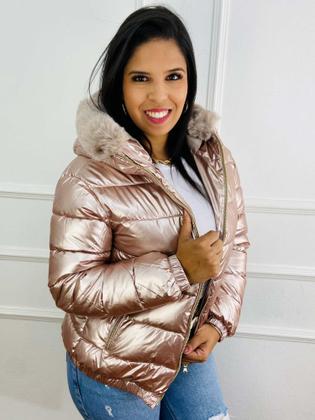Imagem de Jaqueta Feminina Puffer Metalizada Importada 620277