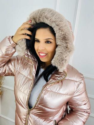 Imagem de Jaqueta Feminina Puffer Metalizada Importada 620277