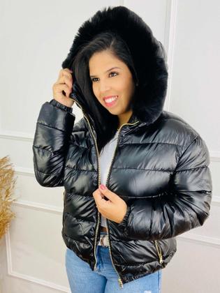 Imagem de Jaqueta Feminina Puffer Metalizada Importada 620277