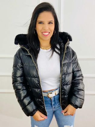 Imagem de Jaqueta Feminina Puffer Metalizada Importada 620277