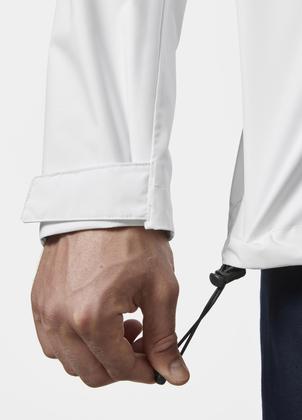 Jaqueta Helly-Hansen Crew Hooded 2.0 impermeável masculina branca