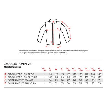 Imagem de Jaqueta Impermeável Texx Ronin V2 Moto Motoboy Motoqueiro