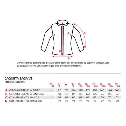 Imagem de Jaqueta Impermeável Texx Saga Four Season V2 com Forro Moto