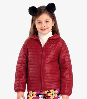 Imagem de Jaqueta Infantil Feminina Em Microfibra Rovi Kids Vermelho