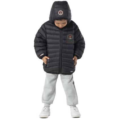 Imagem de Jaqueta Infantil Menino Canadian Nylon Acolchoado Com Capuz