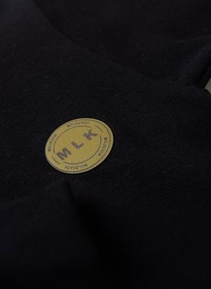 Imagem de Jaqueta Inverno Menino Preto Com Capuz e Zíper em Moletom Felpado