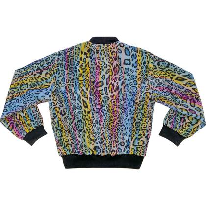 Imagem de Jaqueta Juvenil Look Jeans Bomber Chifon Preta - UNICA - 8