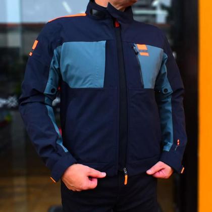 Imagem de Jaqueta Ls2 Masculina Moto Titanium Impermeável Azul Casual