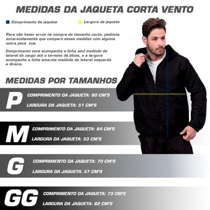 Imagem de Jaqueta Masculina Corta Vento Masculino Agasalho Blusa Frio