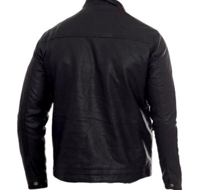 Imagem de Jaqueta Masculina de couro Preta basica