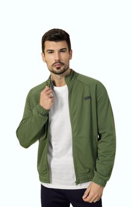 Imagem de Jaqueta Masculina Exco com Punhos Moletom Montana Sem Capuz