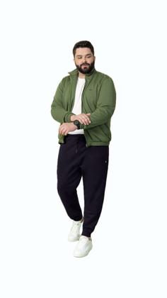 Imagem de Jaqueta Masculina Exco Moletom Montana Plus Size com Punhos