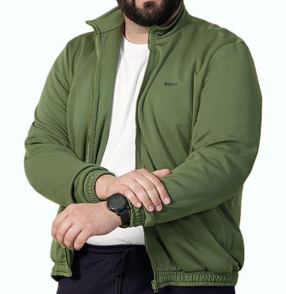 Imagem de Jaqueta Masculina Exco Moletom Montana Plus Size com Punhos