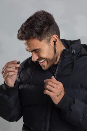 Imagem de Jaqueta Masculina Forrada Impermeável Peluciada Frio Intenso P/ Neve