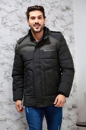 Jaqueta Masculina Impermeável Poliamiada Acolchoada Forrada Bobojaco Com Pelo Capuz Removível - Krayani Imagem de Jaqueta Masculina Impermeável Poliamiada Acolchoada Forrada Bobojaco Com Pelo Capuz Removível