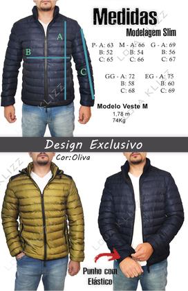 Imagem de Jaqueta Masculina KLIZZ Street Bobojaco Puffer Blusa Casaco