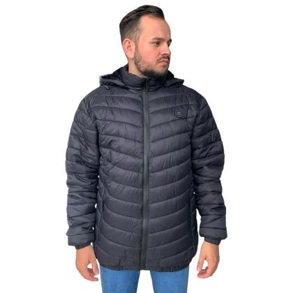 Imagem de Jaqueta Masculina Mormaii Puffer Forrada Com Capuz de Frio