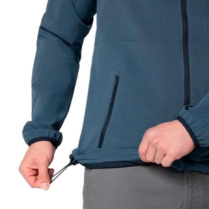 Imagem de Jaqueta Masculina Tall Heights Softshell com Capuz Azul - Columbia