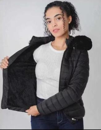 Imagem de Jaqueta Metalassê Feminina Puffer Bobojaco Peluciada