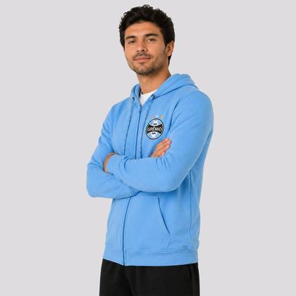 Imagem de Jaqueta Moletom Grêmio Classic Azul Celeste