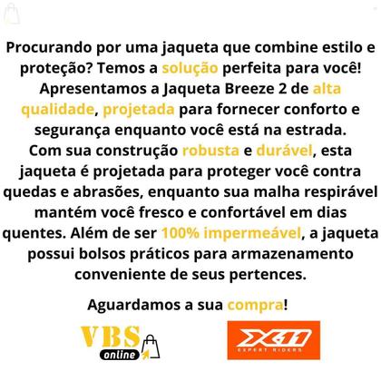 Imagem de Jaqueta Moto Masculina X11 Breeze 2 100% Impermeável