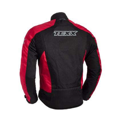 Imagem de Jaqueta Moto Motociclista Impermeavel + proteção Frio Resistente Texx Ronin Masculina Preto vermelho