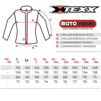 Imagem de Jaqueta Moto Texx Masculina Miame Impermeável Azul Verde