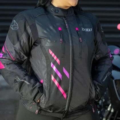 Imagem de Jaqueta Moto X11 Rosa Feminina Iron 3 Sporadic Impermeável