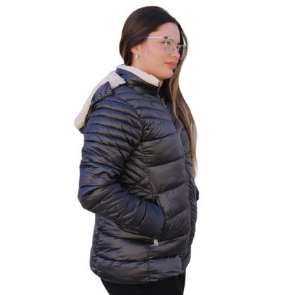 Imagem de Jaqueta Parka Feminina Nylon Forro Peluciado Crocker 49015