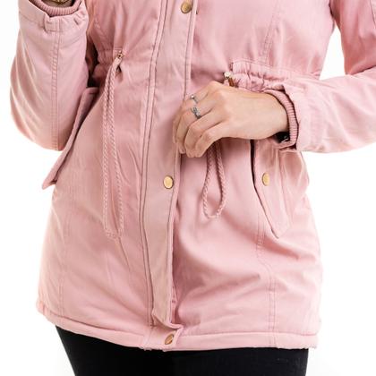 Imagem de Jaqueta Parka Feminina plusize Forrada Inverno severo