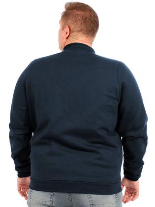 Imagem de Jaqueta Plus Size Masculina Anistia Moletom Felpado Liso