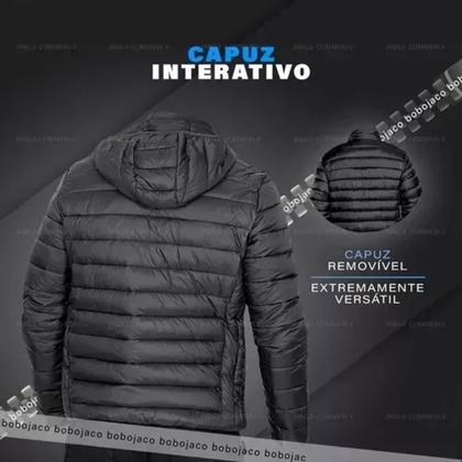 Imagem de Jaqueta Puffer Bobojaco Corta Vento Nylon Frio Inverno