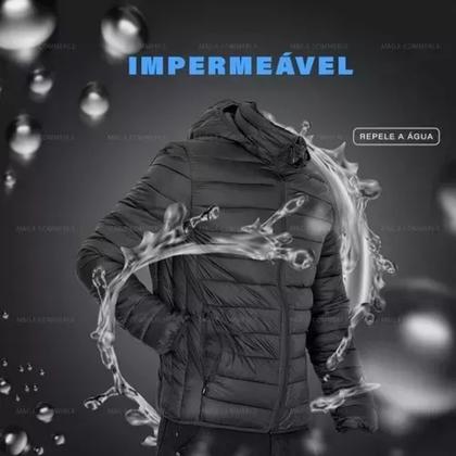 Imagem de Jaqueta Puffer Bobojaco Corta Vento Nylon Frio Inverno